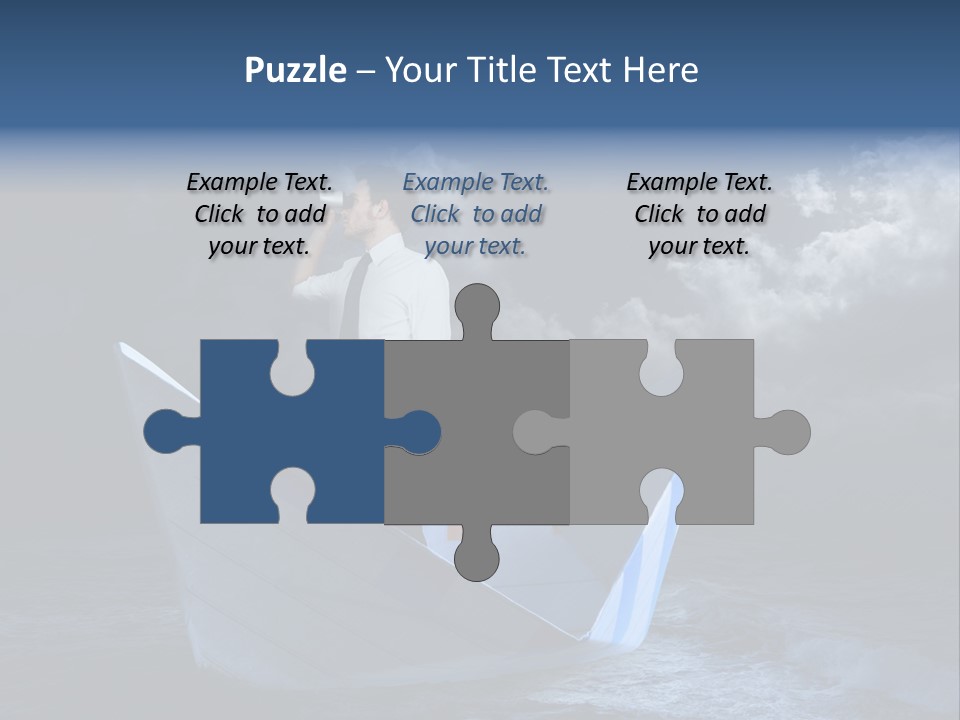 Job Fortune Clouds PowerPoint Template