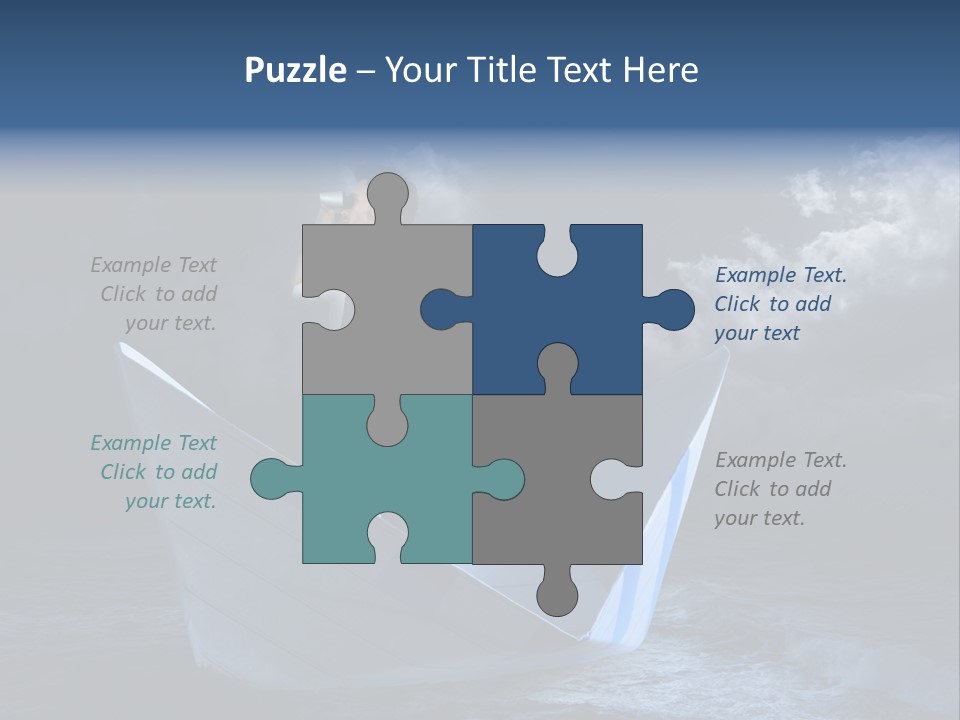 Job Fortune Clouds PowerPoint Template
