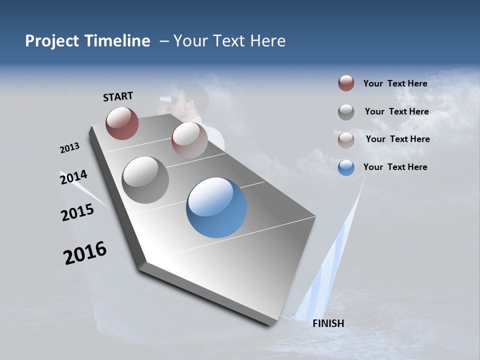 Job Fortune Clouds PowerPoint Template