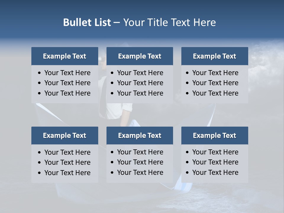 Job Fortune Clouds PowerPoint Template