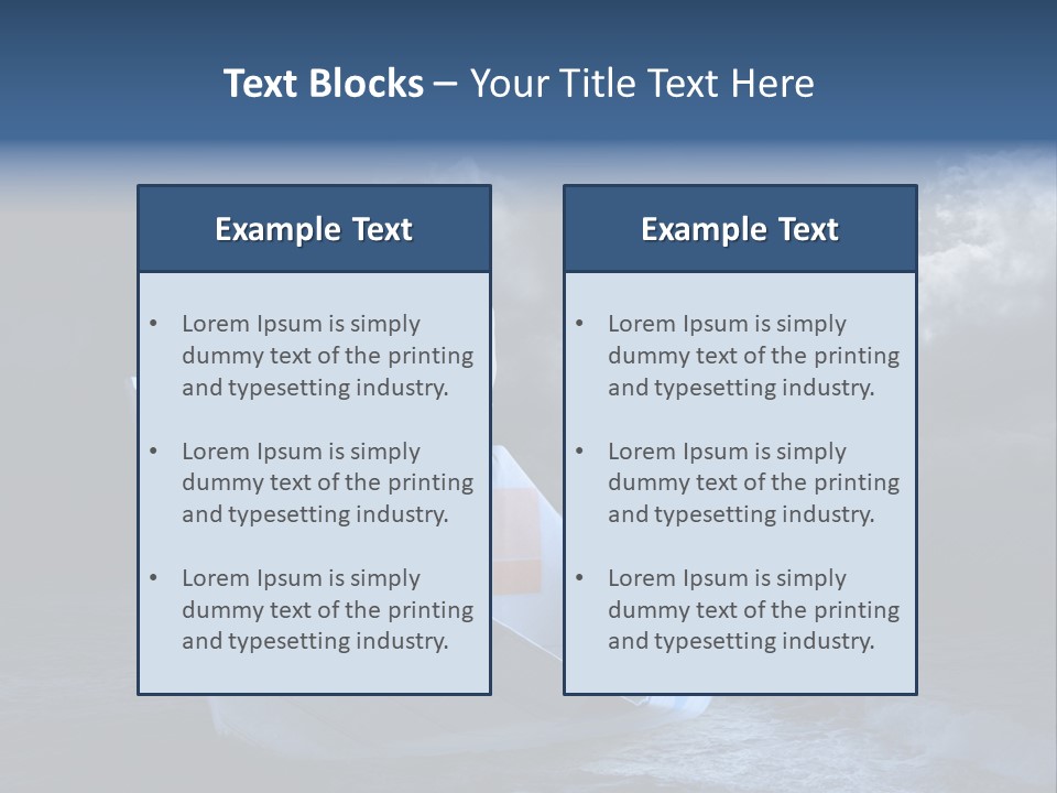 Job Fortune Clouds PowerPoint Template