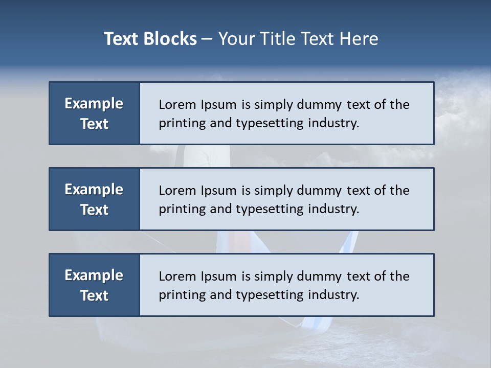 Job Fortune Clouds PowerPoint Template