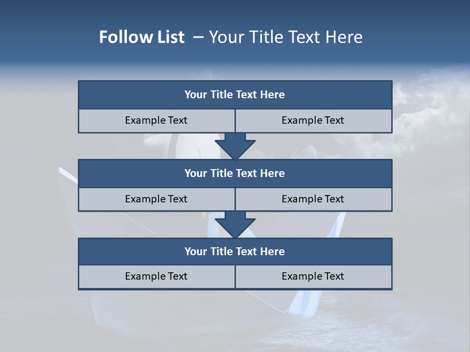 Job Fortune Clouds PowerPoint Template