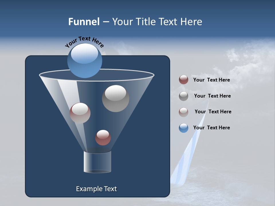 Job Fortune Clouds PowerPoint Template
