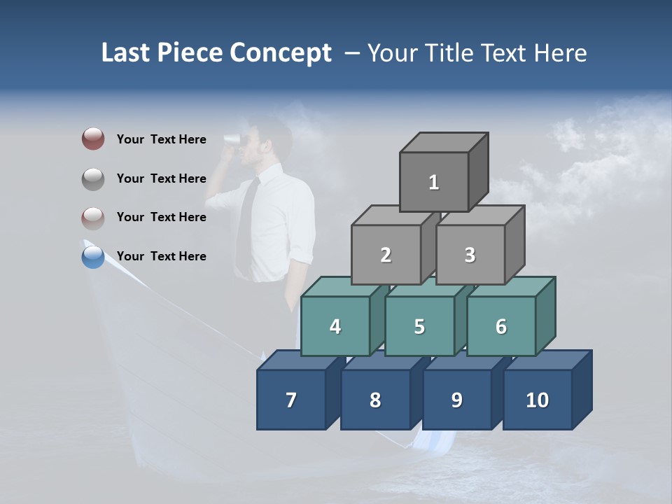 Job Fortune Clouds PowerPoint Template