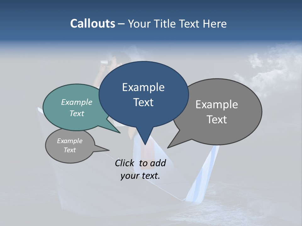 Job Fortune Clouds PowerPoint Template