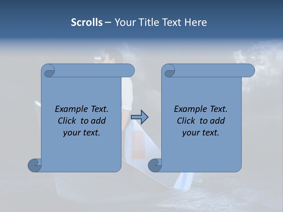 Job Fortune Clouds PowerPoint Template