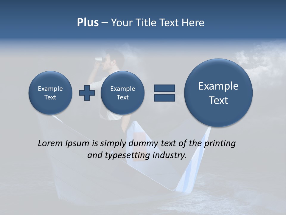 Job Fortune Clouds PowerPoint Template