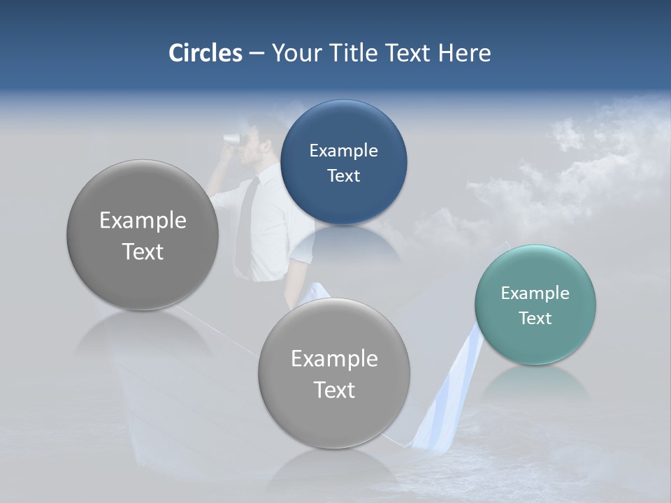 Job Fortune Clouds PowerPoint Template