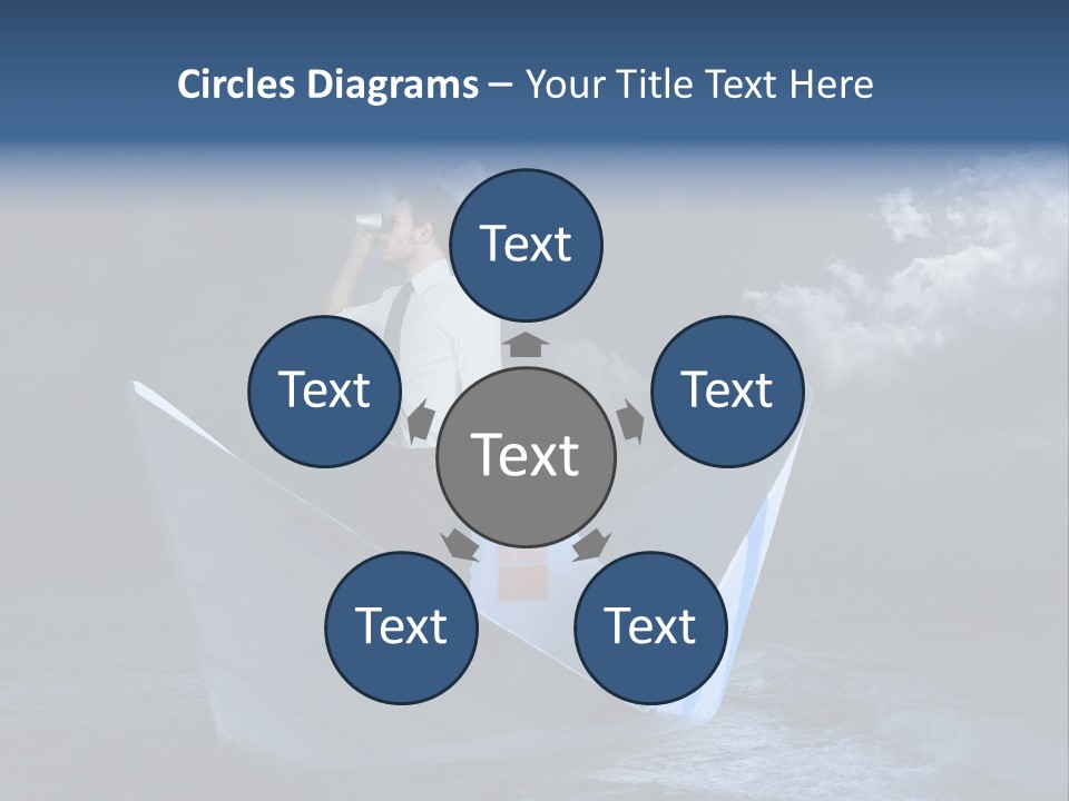 Job Fortune Clouds PowerPoint Template