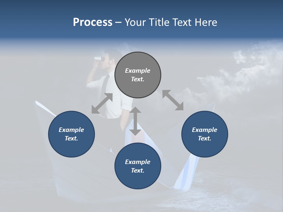 Job Fortune Clouds PowerPoint Template