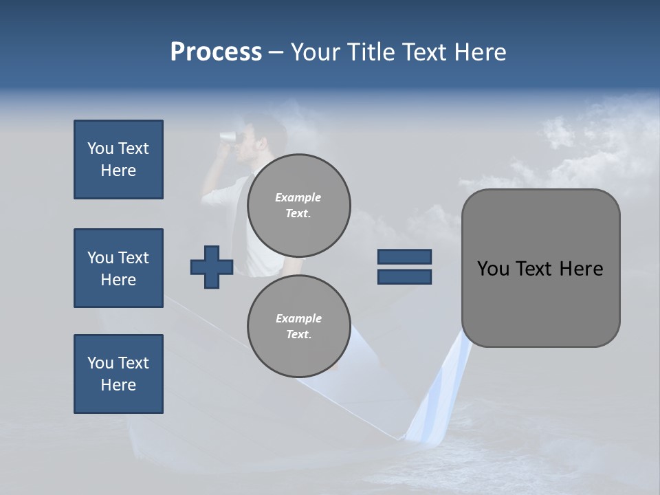 Job Fortune Clouds PowerPoint Template