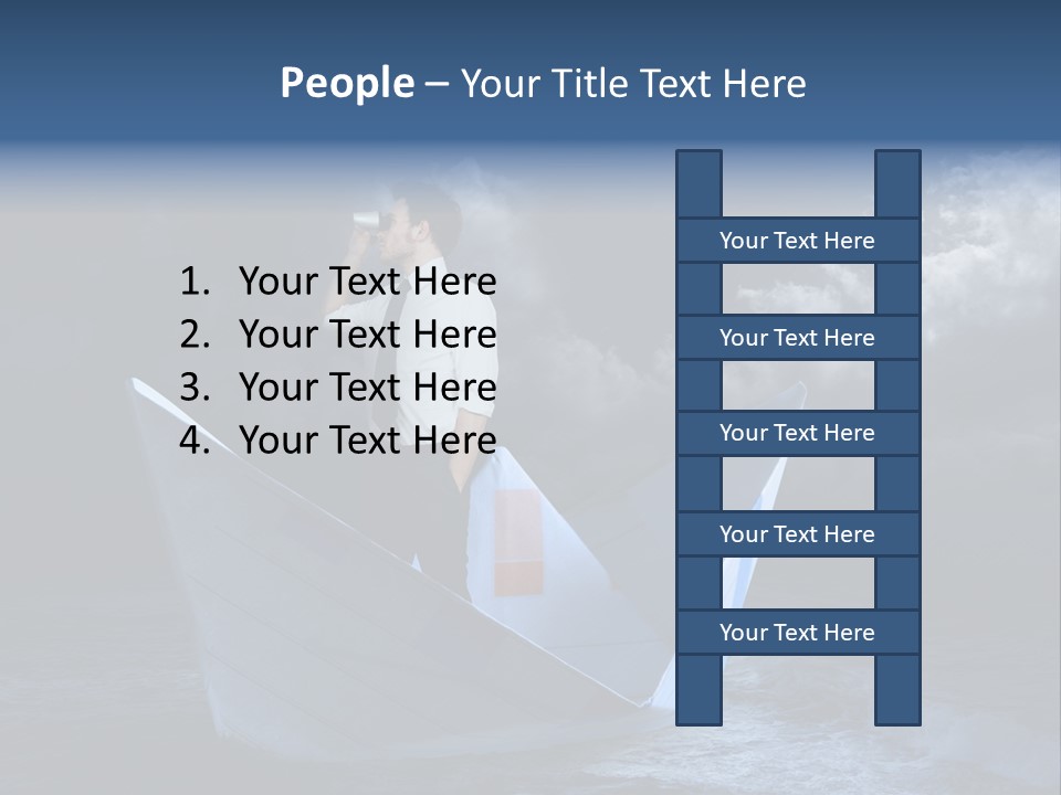 Job Fortune Clouds PowerPoint Template