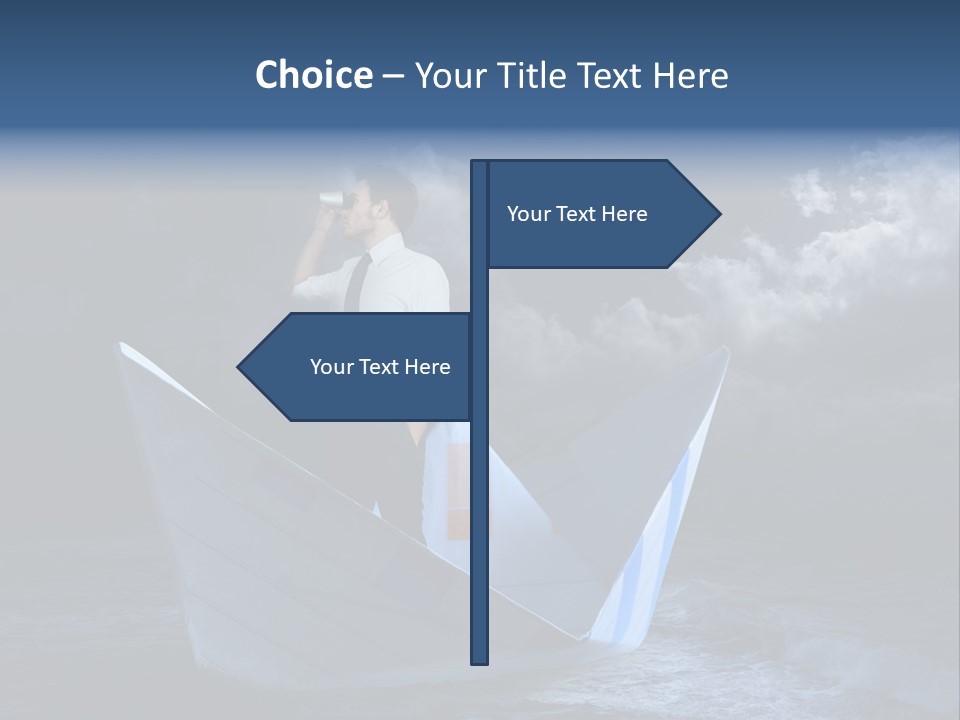Job Fortune Clouds PowerPoint Template