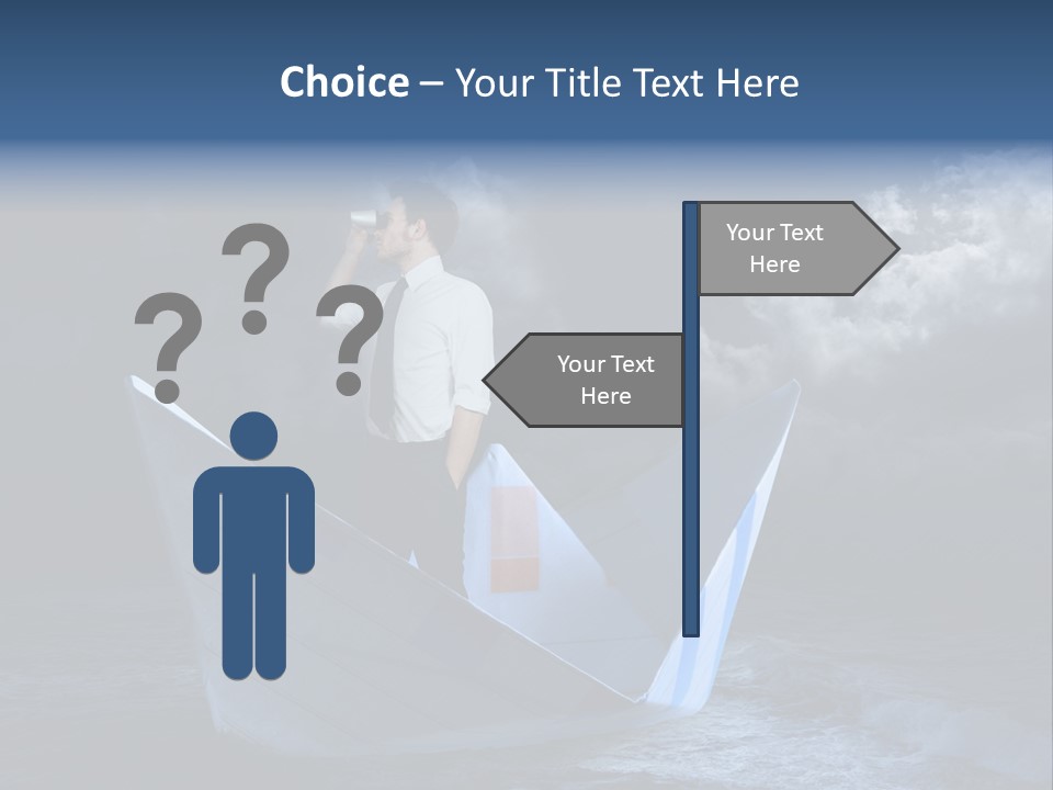 Job Fortune Clouds PowerPoint Template
