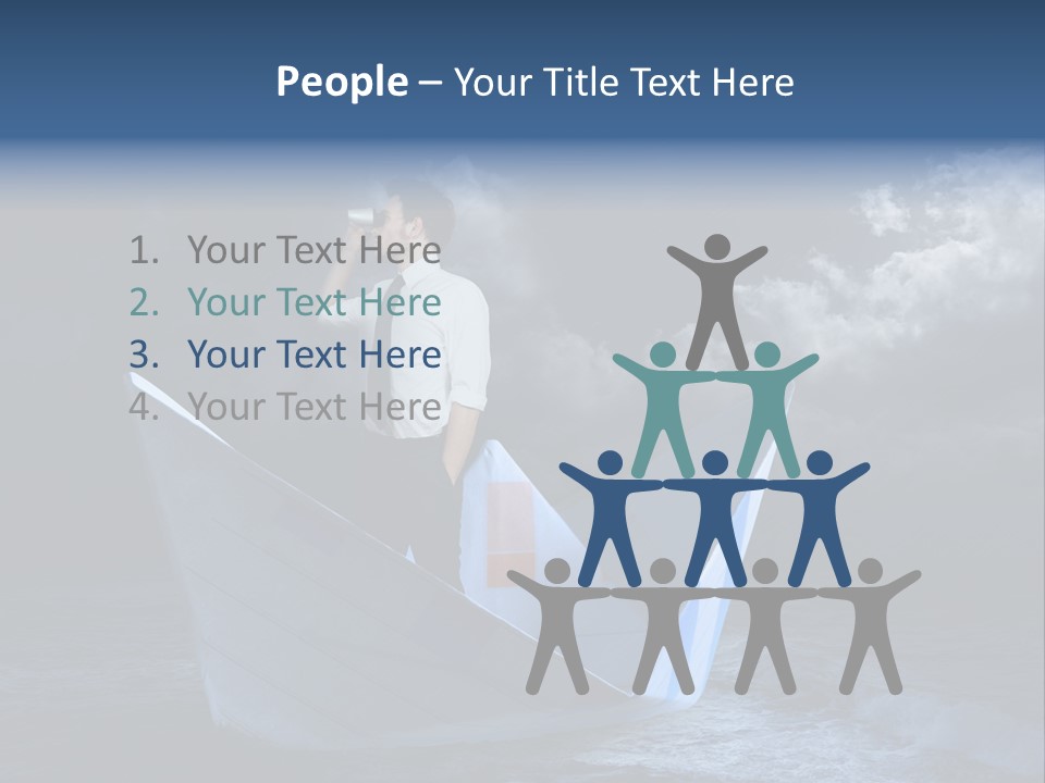 Job Fortune Clouds PowerPoint Template
