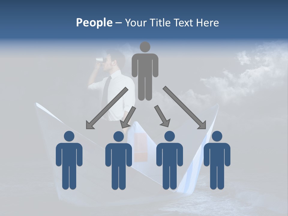 Job Fortune Clouds PowerPoint Template