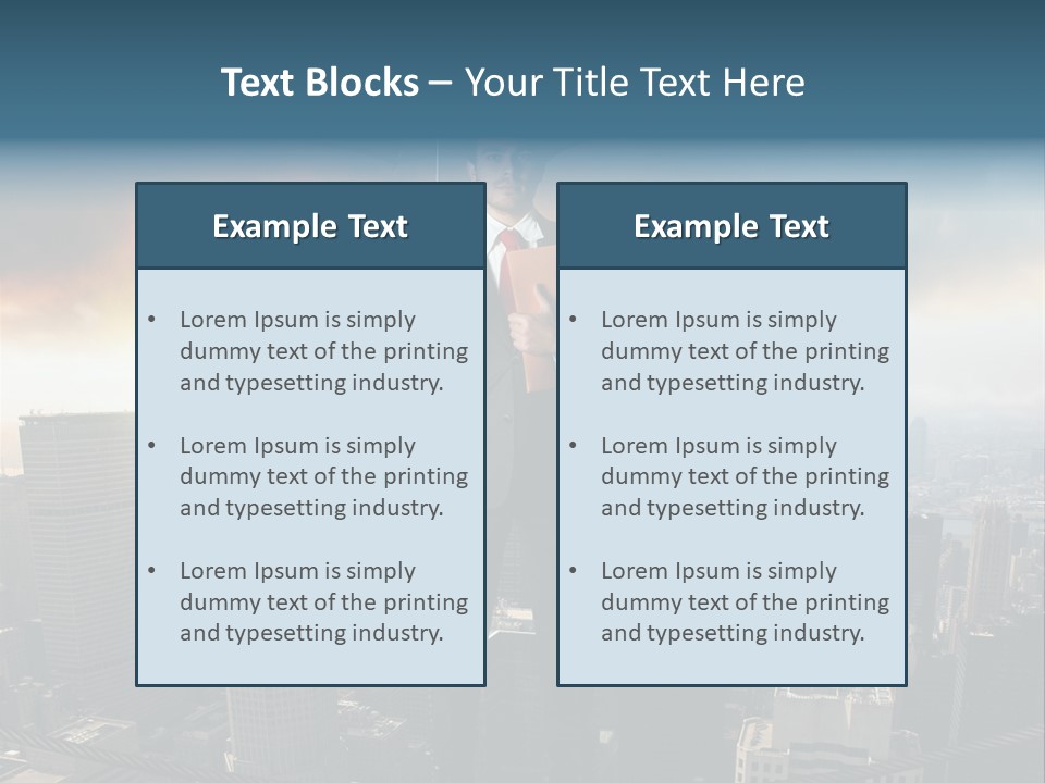 Protection Person Business PowerPoint Template