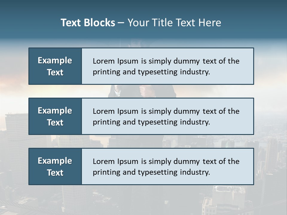 Protection Person Business PowerPoint Template