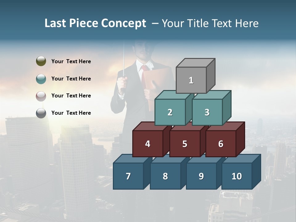 Protection Person Business PowerPoint Template