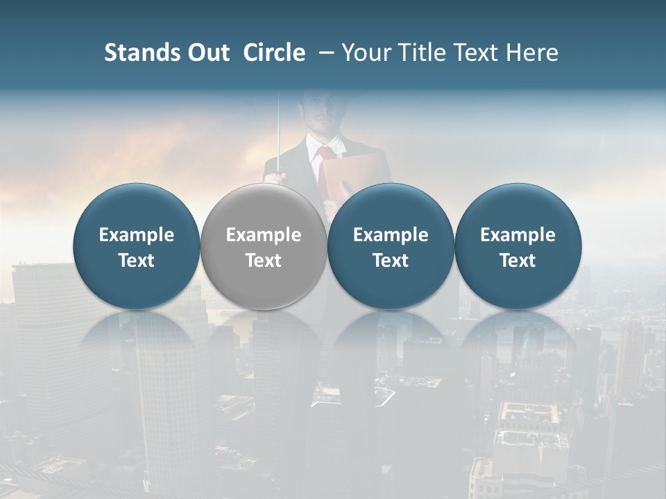 Protection Person Business PowerPoint Template