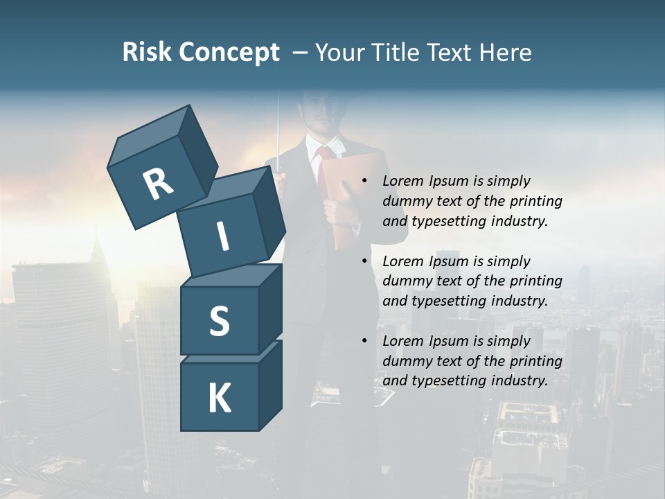 Protection Person Business PowerPoint Template