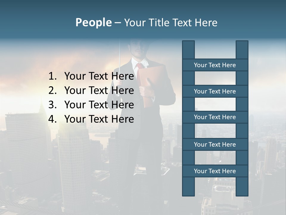 Protection Person Business PowerPoint Template