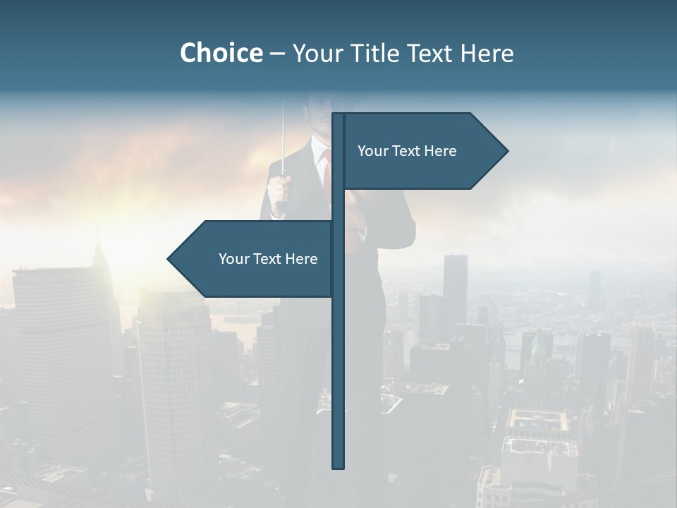Protection Person Business PowerPoint Template