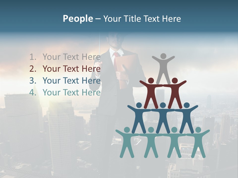 Protection Person Business PowerPoint Template