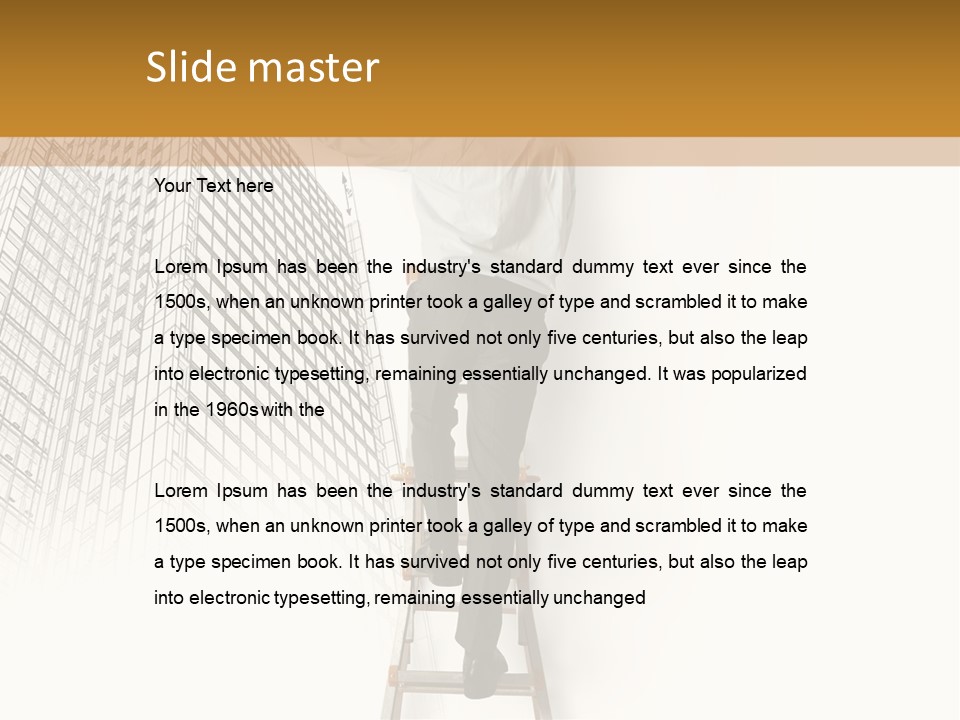 Office Work Residential PowerPoint Template