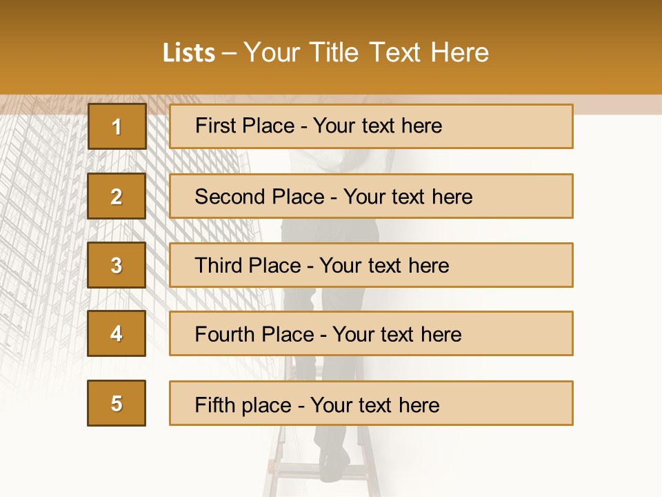 Office Work Residential PowerPoint Template