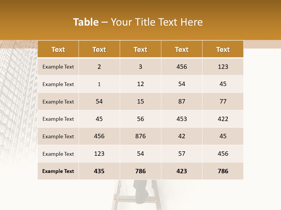 Office Work Residential PowerPoint Template
