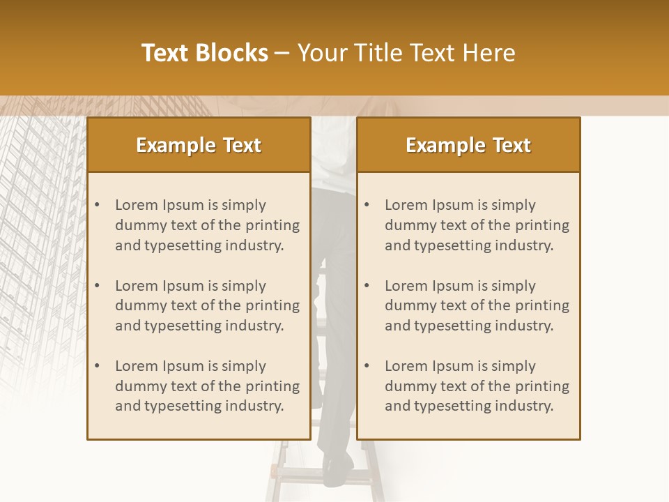Office Work Residential PowerPoint Template