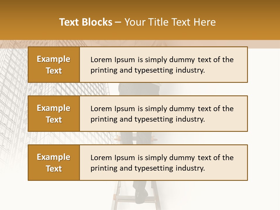 Office Work Residential PowerPoint Template