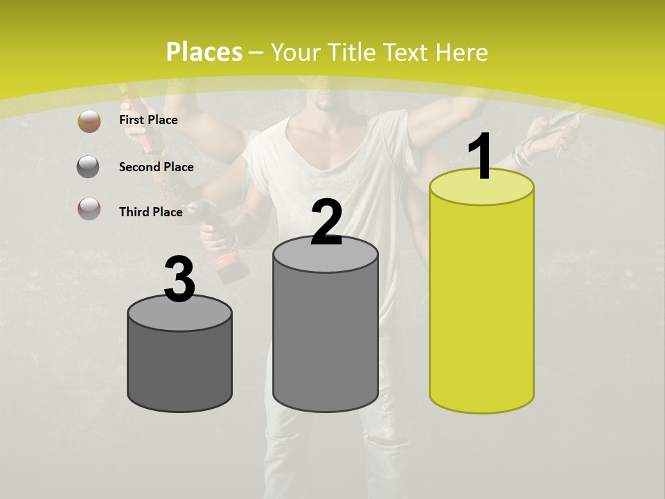 Grubby Helmet Screwdriver PowerPoint Template