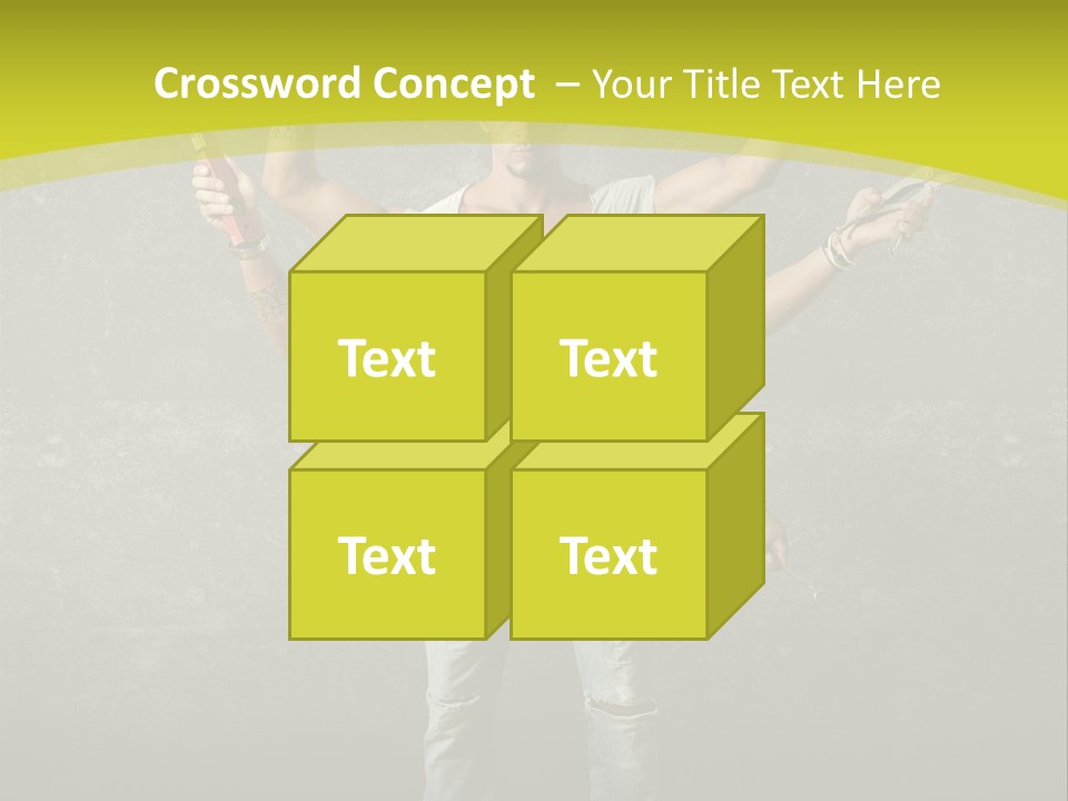 Grubby Helmet Screwdriver PowerPoint Template