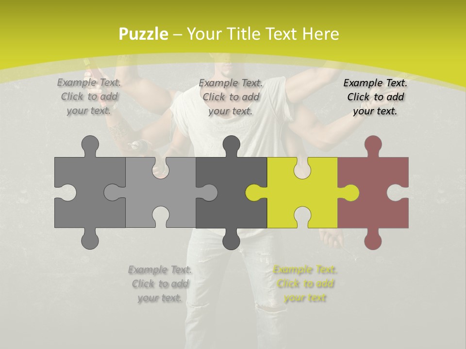 Grubby Helmet Screwdriver PowerPoint Template