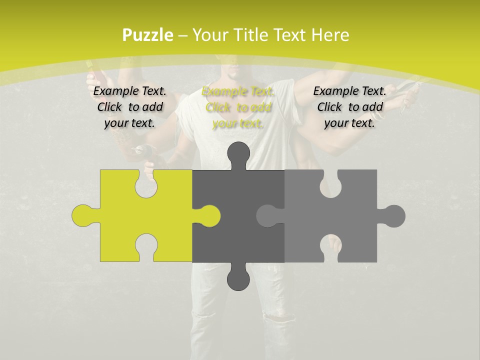 Grubby Helmet Screwdriver PowerPoint Template