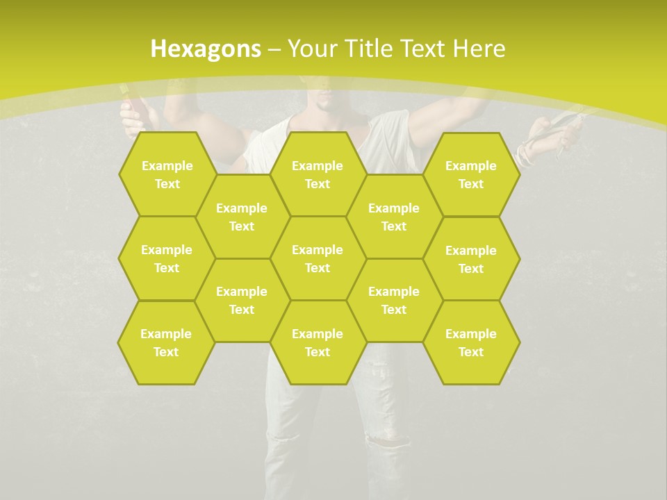 Grubby Helmet Screwdriver PowerPoint Template