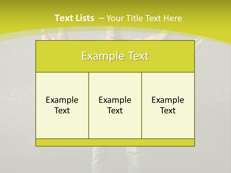 Grubby Helmet Screwdriver PowerPoint Template