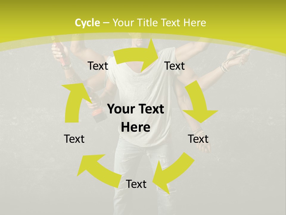 Grubby Helmet Screwdriver PowerPoint Template