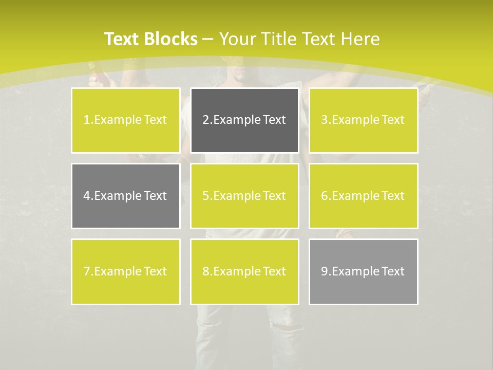 Grubby Helmet Screwdriver PowerPoint Template