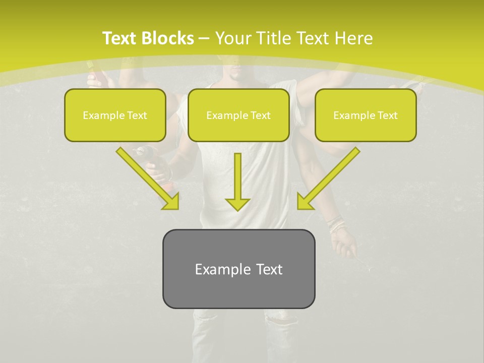 Grubby Helmet Screwdriver PowerPoint Template