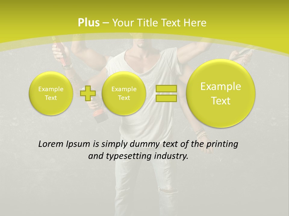 Grubby Helmet Screwdriver PowerPoint Template