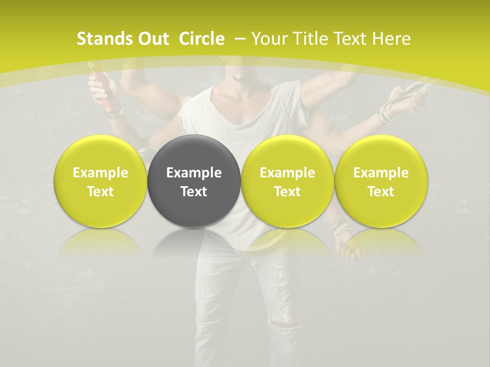 Grubby Helmet Screwdriver PowerPoint Template