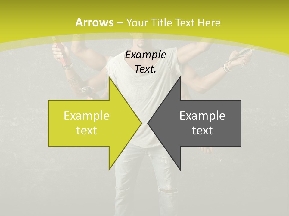 Grubby Helmet Screwdriver PowerPoint Template
