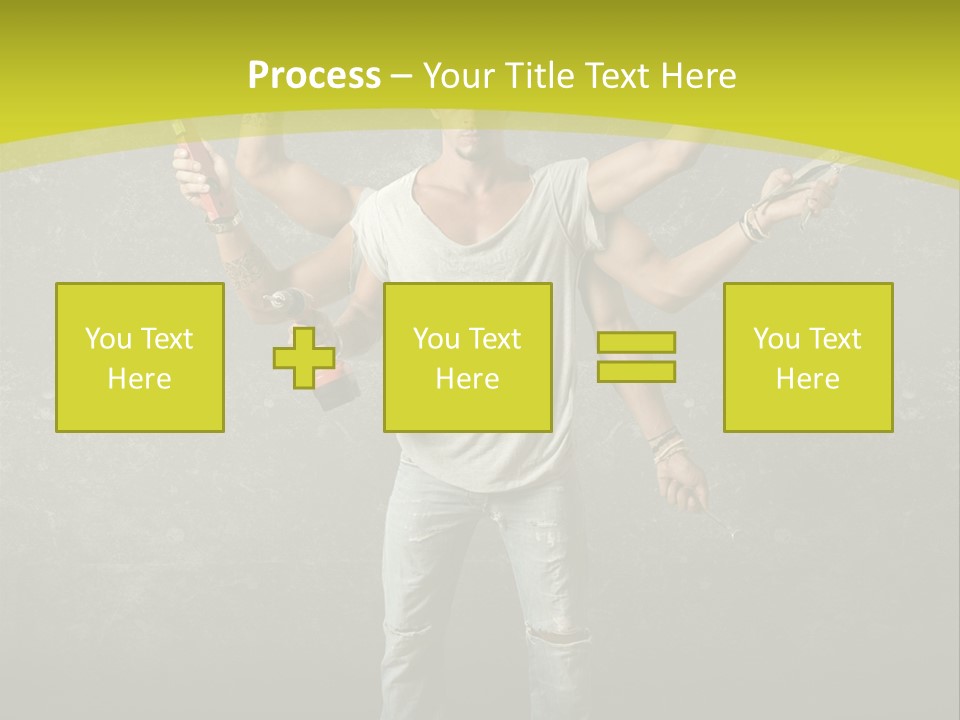 Grubby Helmet Screwdriver PowerPoint Template
