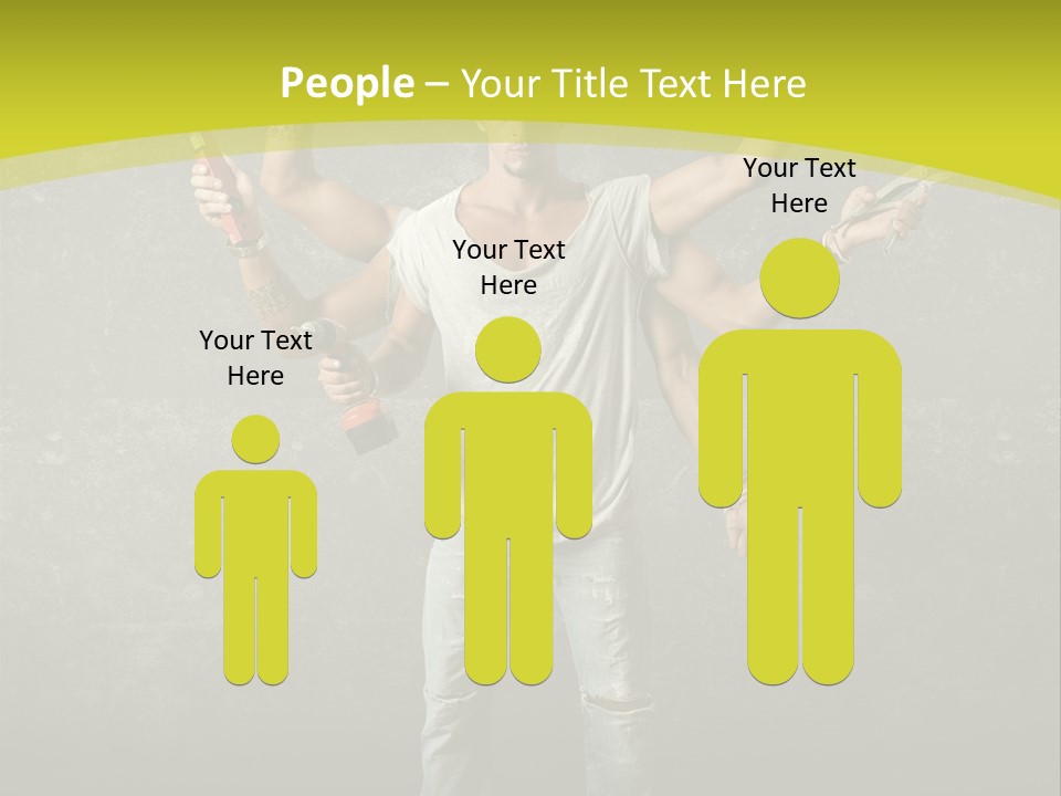Grubby Helmet Screwdriver PowerPoint Template