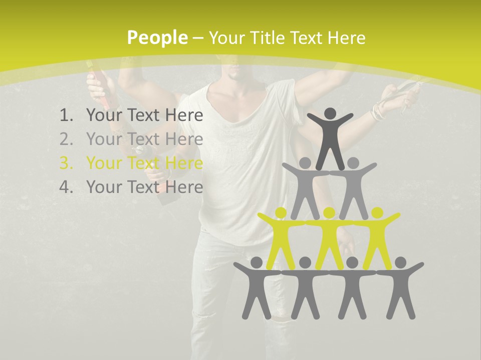 Grubby Helmet Screwdriver PowerPoint Template