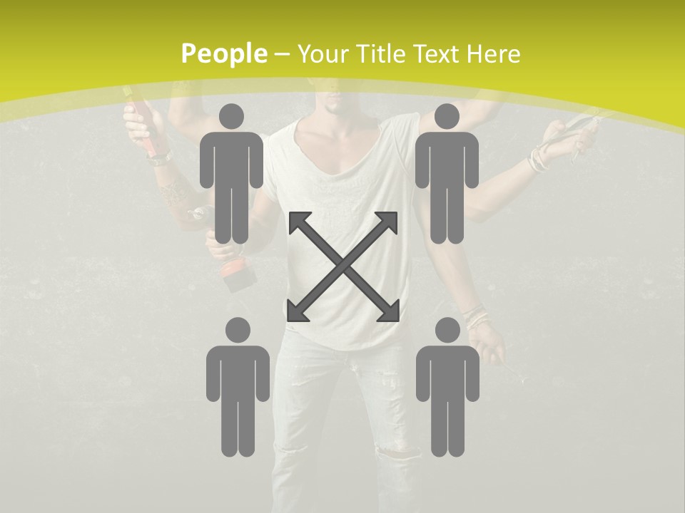 Grubby Helmet Screwdriver PowerPoint Template